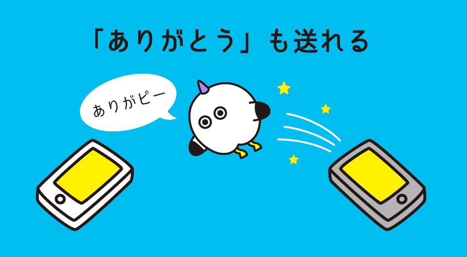 ありがとうが遅れる